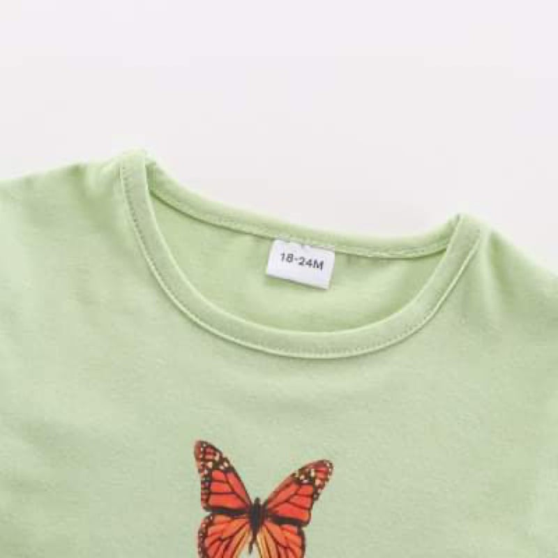 Pastel Butterfly T- Shirt